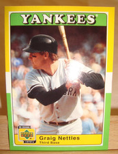2001 Upper Deck Decade 1970 MLB Card #40 Graig Nettles, New York Yankees