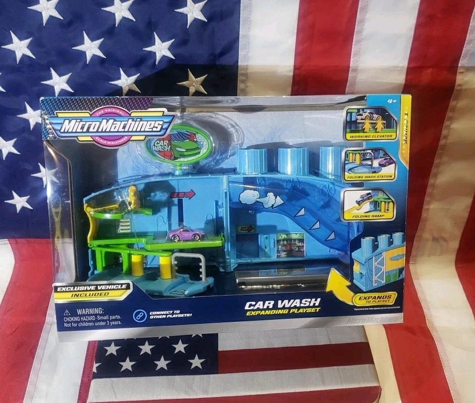 Juegos Expansibles Micro Máquinas Lavado de Coches Serie 1 Foto 3 de 4