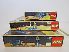 VTG 1970s Lot of 3 LEGO Space 487, 483, 497- ...