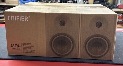 Edifier MR4 4'' Powered Studio Monitor Speakers Pair - White