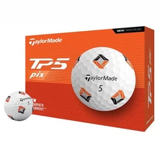 TaylorMade TP5 Pix Golf Balls 1 Dozen White NEW