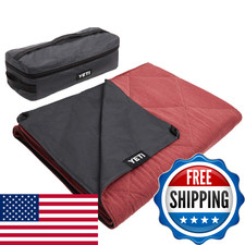 Yeti Lowlands Blanket Multi-Use Blanket Travel Bag Fireside Red