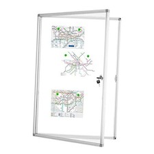 Lockable Magnetic Enclosed 36x24 inches Dry-Erase whiteboard, Tamper Whiteboard