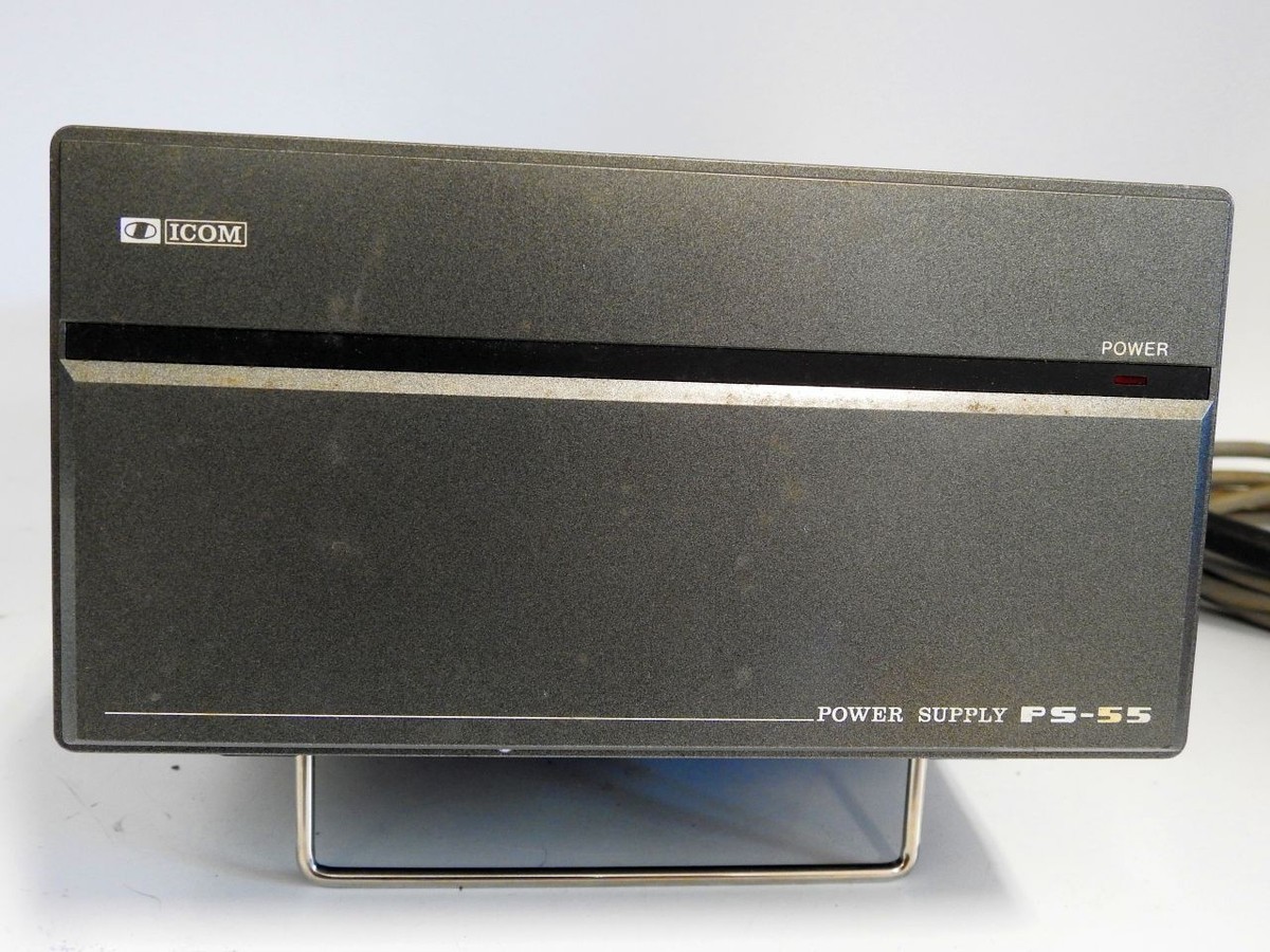 VERY GOOD LOOKING ICOM IC-735 HF ALL BAND TRANSCEIVER & PS-55