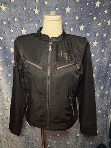 Harley Davidson 110th Anniversary Jacket Women’s M Black Genuine MotorClothes...