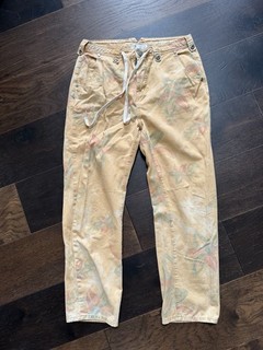 Pantalón de mezclilla LN para mujer una cucharadita cintura alta safari talla 28 floral