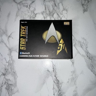 Fametek Star Trek Next Generation Bluetooth Communicator Badge - Tested - Works