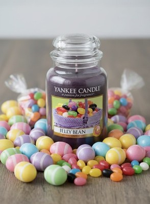 Yankee Candle JELLY BEANS Large 22 oz Jar Burns 110-150 Hours