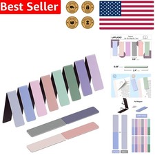 Chic 12 Pack Magnetic Bookmarks - Lightweight  Colorful for Easy Reading