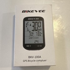 Bikevee BKV‑100A GPS Bike Computer – Wireless Speedometer Odometer – Waterproof