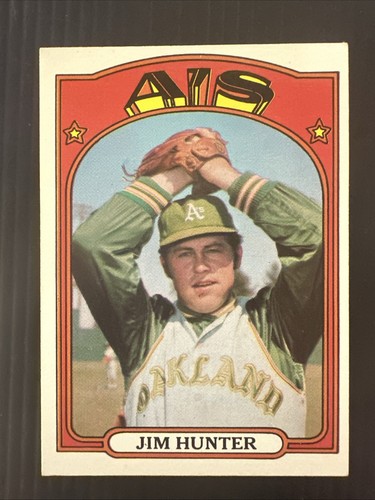 Jim Hunter #330 1972 Topps card