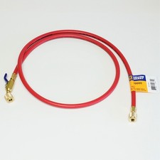 Yellow Jacket 29660 PLUS II 1/4" Red Charging Hose 60" w Compact Ball Valve End