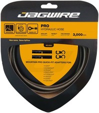 Jagwire Pro Hydraulic Disc Brake Hose Kit 3000mm Carbon Silver Jagwire Pro Hydraulic Disc Brake Hose Kit 3000mm Carbon Silver