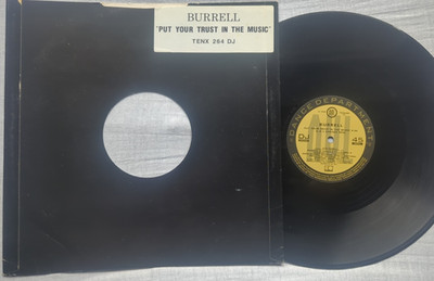 LP - Burrell   Put Your Trust In The Music - 1989 - 10 Records   TENX 264 DJ