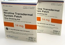 blue point clear nicotine 14mg patch step 2 28 pactches exp 2027