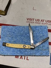 Old Vtg Antique Stainless IMPERIAL 2 Blade Folding Pocket Knife Made In USA