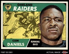 1968 Topps #90 Clem Daniels Raiders Prairie View 6.5 - EX/MT+