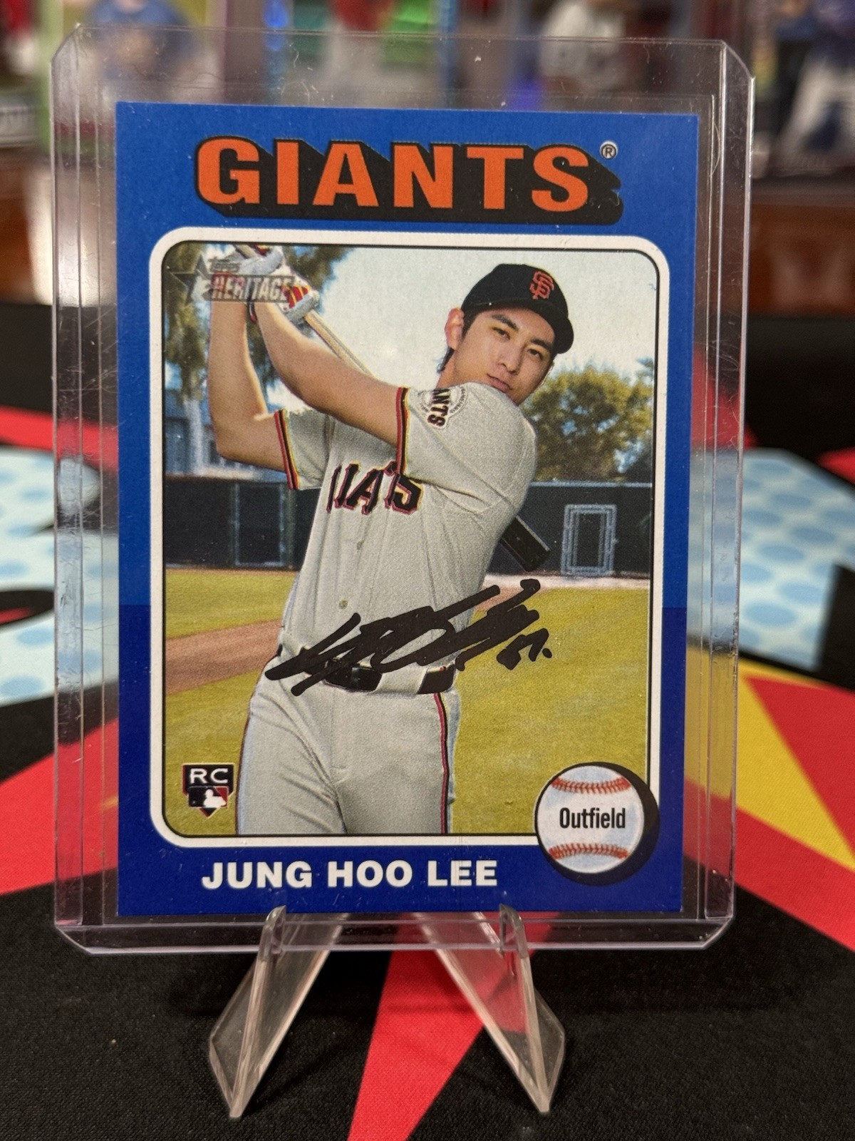 2024 Topps Heritage High Number - Jung-Hoo Lee #545 Dark Blue Border (RC)