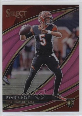 2019 Panini Select Field Level Pink Prizm 1/1 Ryan Finley #281 Rookie RC 10b1