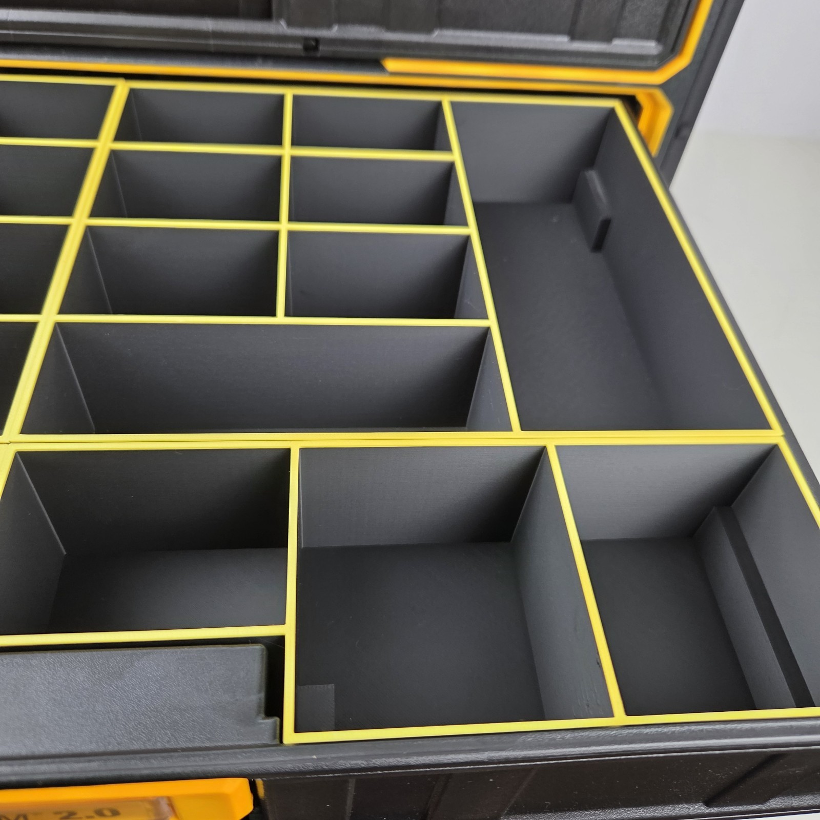 Dewalt Tough System 2.0 Compatible 3 Drawer Organiser Bins Insert Tray Divider 4