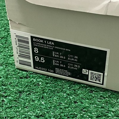 Size 8 - Nike Book 1 Leather Python HJ5352-100 BRAND NEW! Ships
