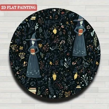 1pc 2D 2D Flat- Round Aluminum Plate Painting 2020CM(Rust-)(NJ Factory) 2D Flat