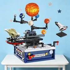 Sonnensystem Bausteine Bauspielzeug Klemmbausteine Solar System Mini Bausatz Neu