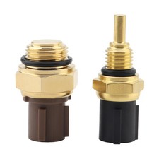 2 Pezzi Sensore di Temperatura Liquido di Raffreddamento 37760-P00-003 Direct Fit Vibrazione - Resistente