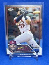 2023 Topps Chrome Ivan Herrera Rookie Card #177 St. Louis Cardinals. rookie card picture