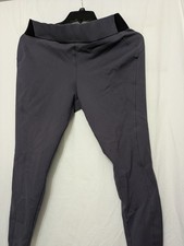 Simply Vera Vera Wang Skinny Leggings Women  s XL Gray Black Waistband