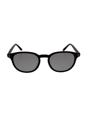 TOM FORD Brille Celuloid schwarz grau Herren TF5795-K-B