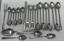 EVERBRITE STAINLESS Flatware EVS4 25 Pieces As Shown Unusual Pieces