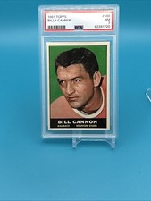 PSA 7 TOPPS 1961 Topps #146 Billy Cannon Oilers/LSU Heisman Winner