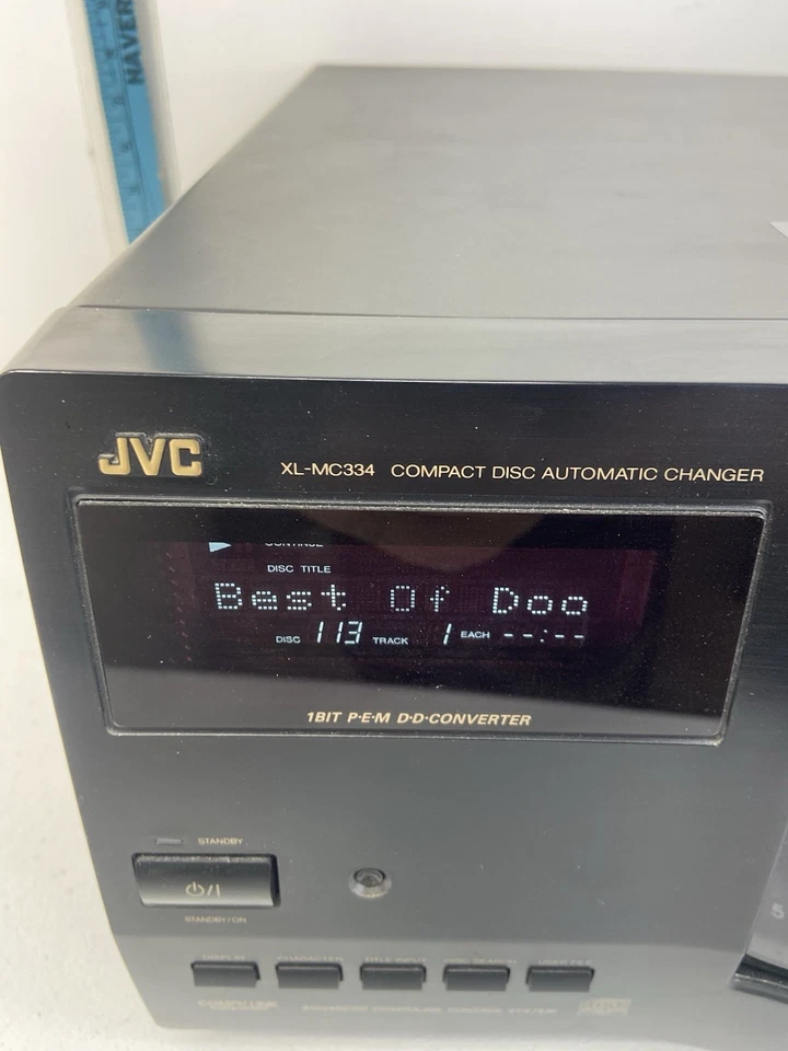 JVC XL-MC334BK Automatic CD Changer With Power Cable Read Desc - Image 4 of 4