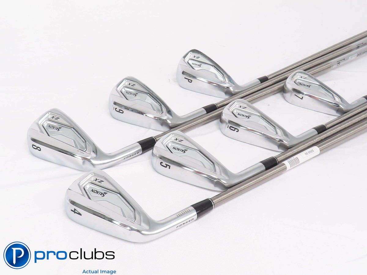 サン Left Handed Srixon ZX5 MKII 4-PW IRON SET - Steelfiber Stiff