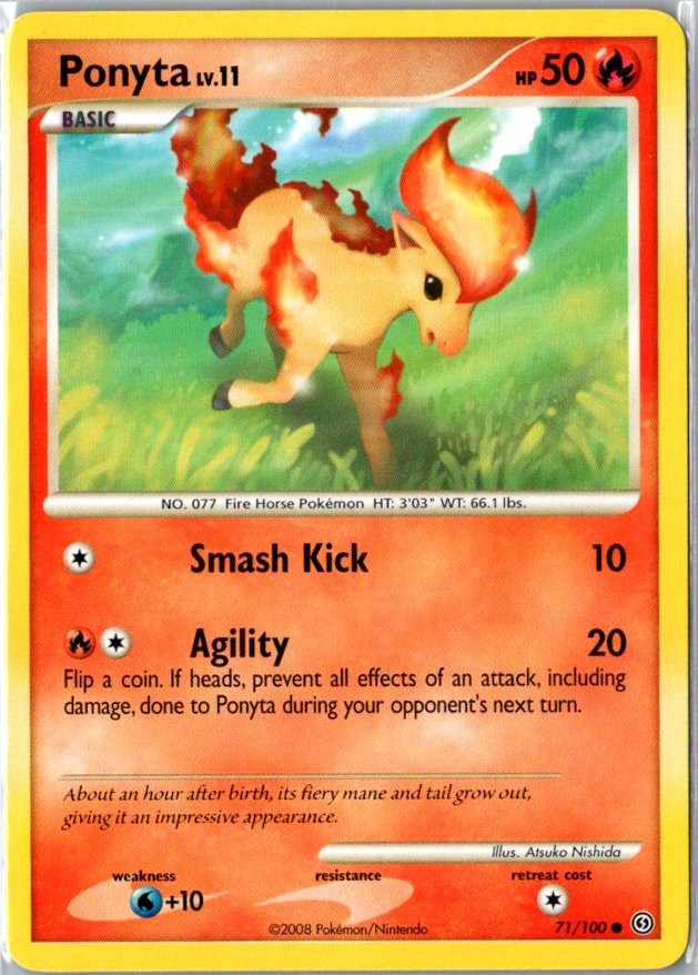 Ponyta 71/100 Common Stormfront LP