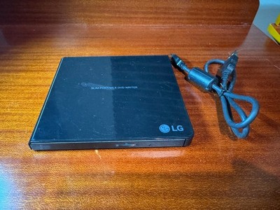 LG GP65NB60 Ultra-Slim Portable External DVD Burner and Drive - Black