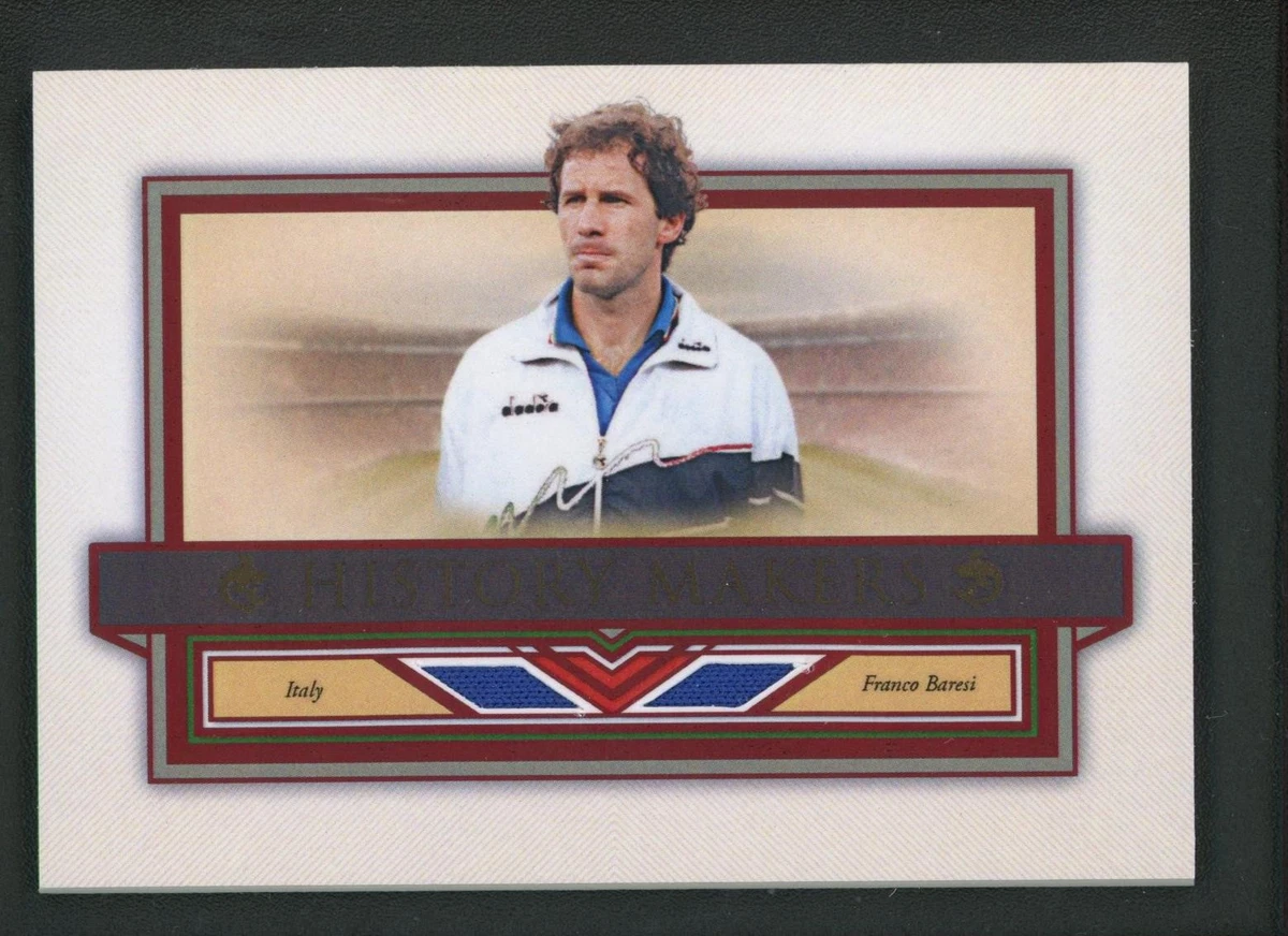 Vieille Vignette Panini Franco Baresi Milan AC 84/85 – Collector Sous Toploader