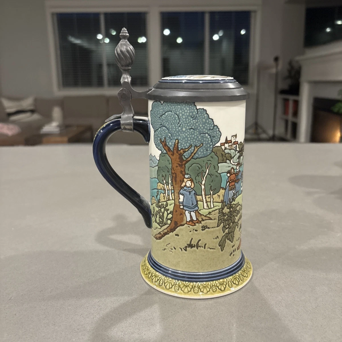 Villeroy Boch Mettlach In Collectible German Lidded Steins for