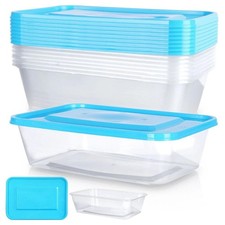 20 x Food Storage Containers with Lids 600ml Microwave Freezer Safe Reusable BPA
