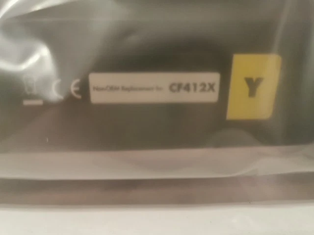 Internet Ink Compatible For HP 410X CF412X Yellow Toner Cartridge - Image 3 of 4
