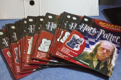 Konvolut 37 x Harry Potter Schach Kurs für Zauberlehrlinge