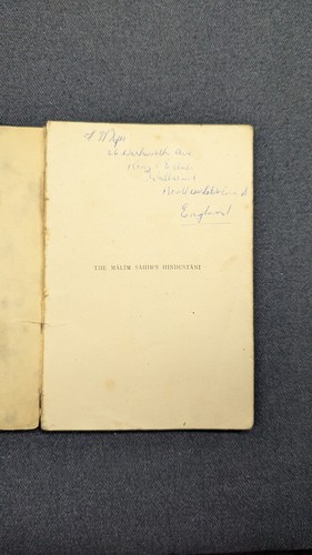 1947 The Malim Sahibs's Hindustani C.T. Willson Ships Officers Indian Word Book - Picture 4 of 8