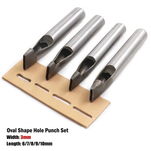 7pcs / Set Outils Du Cuir Poinçons Outils De Perforation En