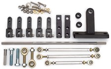Edelbrock Ede7077 Throttle Linkage Kit For Big Block Chevy Dual Quad Intake