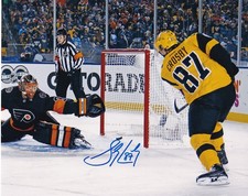 SIDNEY CROSBY SIGNED AUTOGRAPH 8X10 PHOTO PITTSBURGH PENGUINS