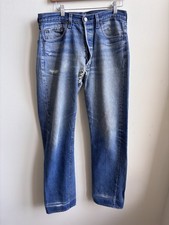 VTG 1970s Levi's 501 Redline Selvedge Jeans 35x36 Act 33x33 Made in USA 524 Butt