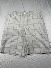 Mossimo Men  s Size 32 Board Shorts Gray Plaid Swim Trunks Surf Beachwear