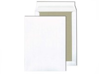 300 Versandtaschen UmschläGe Mit PapprüCkwand B4 Weiß Weiss Haftklebend
