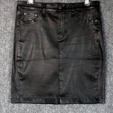 Rag  Bone Dive Skirt lamb leather sz L moto bikercore boho rock grunge lambskin